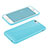 Housse Silicone TPU Souple Couleur Unie pour Apple iPhone 6 Bleu Ciel Petit