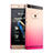 Housse Transparente Rigide Degrade pour Huawei P8 Rose