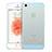 Housse Ultra Fine Mat Rigide Transparente pour Apple iPhone SE Bleu