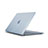 Housse Ultra Fine Mat Rigide Transparente pour Apple MacBook 12 pouces Bleu