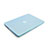 Housse Ultra Fine Mat Rigide Transparente pour Apple MacBook Pro 13 pouces Retina Bleu Petit