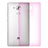 Housse Ultra Fine Mat Rigide Transparente pour Huawei Mate 8 Rose Petit