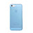 Housse Ultra Fine Silicone Mat Transparente pour Apple iPhone 5 Bleu