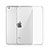 Housse Ultra Fine Silicone Souple Transparente pour Apple iPad Air Blanc Petit