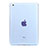 Housse Ultra Fine Silicone Souple Transparente pour Apple iPad Mini Bleu Ciel Petit