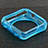 Housse Ultra Fine TPU Souple Transparente pour Apple iWatch 42mm Bleu Petit