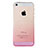 Housse Ultra Fine Transparente Souple Degrade pour Apple iPhone 5 Rose Petit