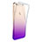 Housse Ultra Fine Transparente Souple Degrade pour Apple iPhone 6S Plus Violet Petit