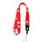 Laniere Bracelet Poignee Strap Universel K02 Rouge