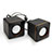 Mini Haut-Parleur Enceinte Portable Haut Parleur Noir Petit