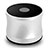 Mini Haut Parleur Enceinte Portable Sans Fil Bluetooth Haut-Parleur S04 Argent Petit