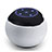 Mini Haut Parleur Enceinte Portable Sans Fil Bluetooth Haut-Parleur S22 Argent