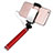 Perche de Selfie Filaire Baton de Selfie Cable Extensible de Poche Universel S20 Rouge Petit