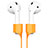 Sangle de Sport Silicone Cable Anti-Perdu pour Apple AirPods Orange Petit