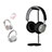 Support Casque Ecouteur Cintre Universel Noir Petit