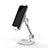 Support de Bureau Support Tablette Flexible Universel Pliable Rotatif 360 H05 pour Apple iPad 10.2 (2019) Blanc