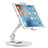 Support de Bureau Support Tablette Flexible Universel Pliable Rotatif 360 H06 pour Apple iPad 10.2 (2020) Blanc