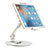 Support de Bureau Support Tablette Flexible Universel Pliable Rotatif 360 H06 pour Apple iPad 2 Blanc