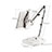 Support de Bureau Support Tablette Flexible Universel Pliable Rotatif 360 H07 pour Apple iPad Air 2 Blanc Petit