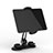 Support de Bureau Support Tablette Flexible Universel Pliable Rotatif 360 H11 pour Apple iPad Pro 12.9 (2022) Noir Petit