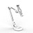 Support de Bureau Support Tablette Flexible Universel Pliable Rotatif 360 H12 pour Apple iPad 10.2 (2019) Blanc Petit