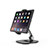 Support de Bureau Support Tablette Flexible Universel Pliable Rotatif 360 K02 pour Apple iPad 3 Noir