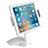 Support de Bureau Support Tablette Flexible Universel Pliable Rotatif 360 K03 pour Apple New iPad 9.7 (2017) Blanc
