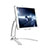 Support de Bureau Support Tablette Flexible Universel Pliable Rotatif 360 K05 pour Apple iPad Mini 2 Argent