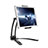 Support de Bureau Support Tablette Flexible Universel Pliable Rotatif 360 K05 pour Huawei Mediapad T2 7.0 BGO-DL09 BGO-L03 Noir