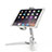 Support de Bureau Support Tablette Flexible Universel Pliable Rotatif 360 K08 pour Samsung Galaxy Tab 3 8.0 SM-T311 T310 Blanc