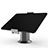 Support de Bureau Support Tablette Flexible Universel Pliable Rotatif 360 K12 pour Samsung Galaxy Tab Pro 8.4 T320 T321 T325 Gris
