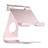 Support de Bureau Support Tablette Flexible Universel Pliable Rotatif 360 K15 pour Amazon Kindle Oasis 7 inch Or Rose Petit