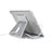 Support de Bureau Support Tablette Flexible Universel Pliable Rotatif 360 K21 pour Apple iPad 10.2 (2019) Argent Petit