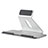 Support de Bureau Support Tablette Flexible Universel Pliable Rotatif 360 K21 pour Apple iPad 10.2 (2020) Argent Petit