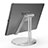 Support de Bureau Support Tablette Flexible Universel Pliable Rotatif 360 K24 pour Apple iPad Mini 6 Argent