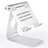 Support de Bureau Support Tablette Flexible Universel Pliable Rotatif 360 K25 pour Apple iPad 10.2 (2019) Argent