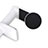 Support de Bureau Support Tablette Flexible Universel Pliable Rotatif 360 T29 pour Amazon Kindle Oasis 7 inch Blanc Petit