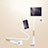 Support de Bureau Support Tablette Flexible Universel Pliable Rotatif 360 T30 pour Apple iPad 2 Blanc Petit