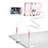 Support de Bureau Support Tablette Flexible Universel Pliable Rotatif 360 T33 pour Apple iPad 2 Or Rose