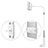 Support de Bureau Support Tablette Flexible Universel Pliable Rotatif 360 T33 pour Huawei Honor WaterPlay 10.1 HDN-W09 Argent Petit