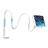 Support de Bureau Support Tablette Flexible Universel Pliable Rotatif 360 T33 pour Huawei MediaPad M6 8.4 Bleu Ciel