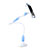 Support de Bureau Support Tablette Flexible Universel Pliable Rotatif 360 T41 pour Apple iPad 10.2 (2020) Bleu Ciel Petit