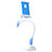 Support de Bureau Support Tablette Flexible Universel Pliable Rotatif 360 T41 pour Apple iPad 10.2 (2020) Bleu Ciel Petit