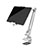 Support de Bureau Support Tablette Flexible Universel Pliable Rotatif 360 T43 pour Apple iPad 4 Argent Petit