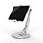 Support de Bureau Support Tablette Flexible Universel Pliable Rotatif 360 T44 pour Apple iPad 10.2 (2019) Argent Petit