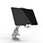Support de Bureau Support Tablette Flexible Universel Pliable Rotatif 360 T45 pour Samsung Galaxy Tab S 8.4 SM-T705 LTE 4G Argent