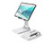 Support de Bureau Support Tablette Universel N07 pour Apple iPad Air 5 10.9 (2022) Blanc Petit