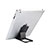 Support de Bureau Support Tablette Universel T21 pour Apple New iPad Air 10.9 (2020) Noir Petit