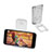 Support de Bureau Support Tablette Universel T22 pour Samsung Galaxy Tab 2 10.1 P5100 P5110 Clair Petit