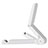 Support de Bureau Support Tablette Universel T23 pour Apple iPad 3 Blanc Petit